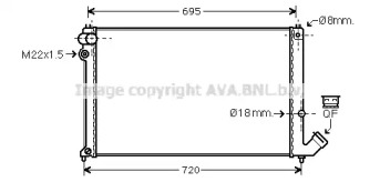 Теплообменник (AVA QUALITY COOLING: PE2179)