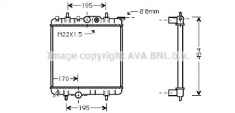 Теплообменник (AVA QUALITY COOLING: PE2188)