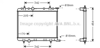 Теплообменник (AVA QUALITY COOLING: PE2221)