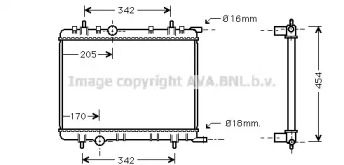 Теплообменник (AVA QUALITY COOLING: PE2250)