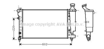 Теплообменник (AVA QUALITY COOLING: PE2262)