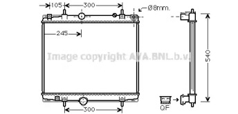 Теплообменник (AVA QUALITY COOLING: PE2277)