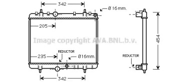 Теплообменник (AVA QUALITY COOLING: PE2280)