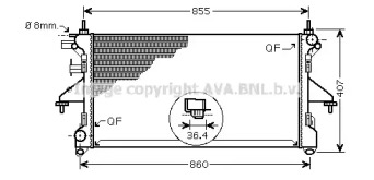 Теплообменник (AVA QUALITY COOLING: PE2304)