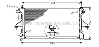 Теплообменник (AVA QUALITY COOLING: PE2305)