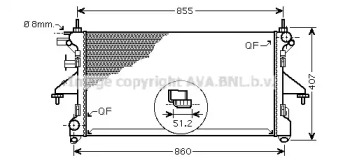 Теплообменник (AVA QUALITY COOLING: PE2309)