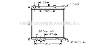 Теплообменник (AVA QUALITY COOLING: PE2368)