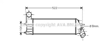 Теплообменник (AVA QUALITY COOLING: PE4261)