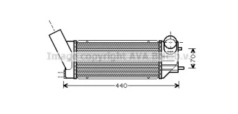 Теплообменник (AVA QUALITY COOLING: PE4279)