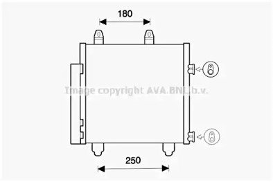 Конденсатор (AVA QUALITY COOLING: PE5398D)