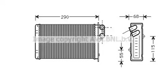 Теплообменник (AVA QUALITY COOLING: PE6100)