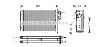 Теплообменник (AVA QUALITY COOLING: PE6172)