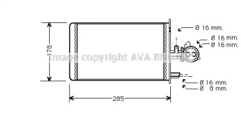 Теплообменник (AVA QUALITY COOLING: PE6173)