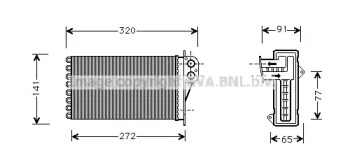 Теплообменник (AVA QUALITY COOLING: PE6199)