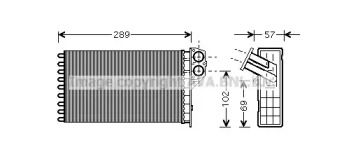 Теплообменник (AVA QUALITY COOLING: PE6226)