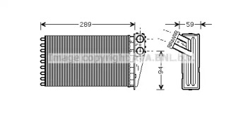 Теплообменник (AVA QUALITY COOLING: PE6227)