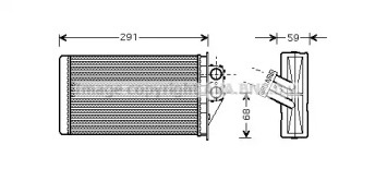 Теплообменник (AVA QUALITY COOLING: PE6228)