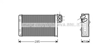 Теплообменник (AVA QUALITY COOLING: PE6240)