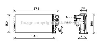 Теплообменник (AVA QUALITY COOLING: PE6359)