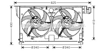 Вентилятор (AVA QUALITY COOLING: PE7519)