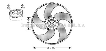 Вентилятор (AVA QUALITY COOLING: PE7522)