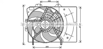 Вентилятор (AVA QUALITY COOLING: PE7539)