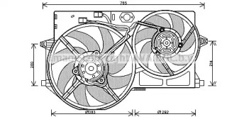 Вентилятор (AVA QUALITY COOLING: PE7541)