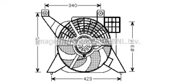 Вентилятор (AVA QUALITY COOLING: PE7545)