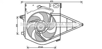 Вентилятор (AVA QUALITY COOLING: PE7546)