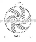 Вентилятор (AVA QUALITY COOLING: PE7551)