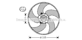 Вентилятор (AVA QUALITY COOLING: PE7553)