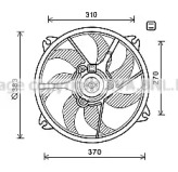 Вентилятор (AVA QUALITY COOLING: PE7554)