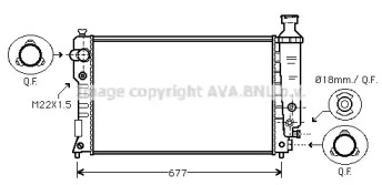 Теплообменник (AVA QUALITY COOLING: PEA2125)