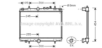 Теплообменник (AVA QUALITY COOLING: PEA2208)