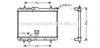 Теплообменник (AVA QUALITY COOLING: PEA2210)