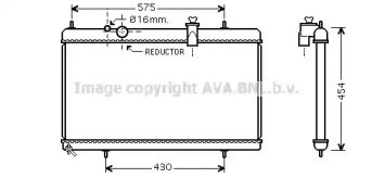 Теплообменник (AVA QUALITY COOLING: PEA2256)