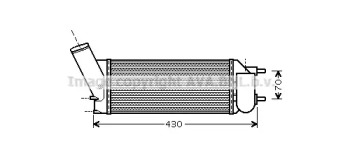 Теплообменник (AVA QUALITY COOLING: PEA4335)