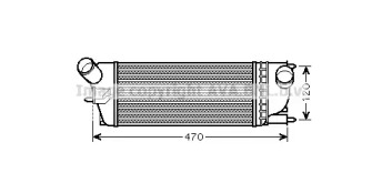 Теплообменник (AVA QUALITY COOLING: PEA4336)