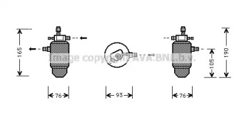 Осушитель (AVA QUALITY COOLING: PED197)