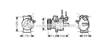 Компрессор (AVA QUALITY COOLING: PEK317)