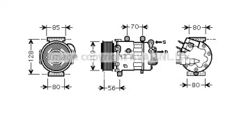 Компрессор (AVA QUALITY COOLING: PEK322)