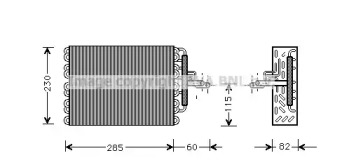 Испаритель (AVA QUALITY COOLING: PEV002)