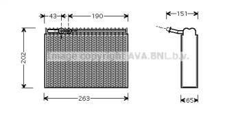 Испаритель (AVA QUALITY COOLING: PEV062)