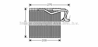 Испаритель (AVA QUALITY COOLING: PEV287)