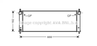 Теплообменник (AVA QUALITY COOLING: PR2045)