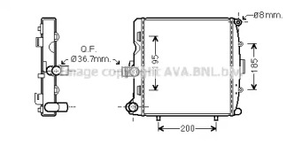 Теплообменник (AVA QUALITY COOLING: PR2055)