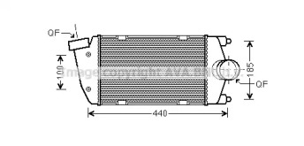 Теплообменник (AVA QUALITY COOLING: PR4058)