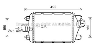 Теплообменник (AVA QUALITY COOLING: PR4080)