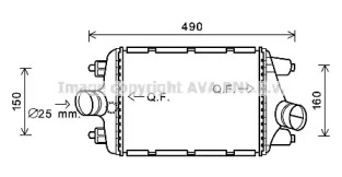 Теплообменник (AVA QUALITY COOLING: PR4081)