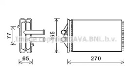 Теплообменник (AVA QUALITY COOLING: PR6082)